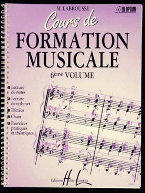 Labrousse M. Cours de Formation Musicale 6ME Annee Labrousse M. Cours de Formation Musicale 6ME Annee