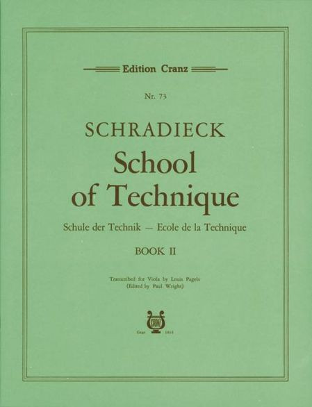 Schradieck H. Ecole de la Technique Vol 2 Alto