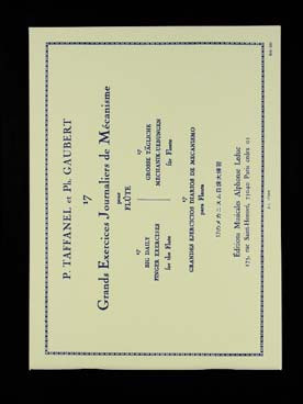 Taffanel P./gaubert P. 17 Grands Exercices Journaliers Flute
