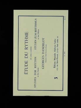 Dandelot G. Etude DU Rythme Vol 3