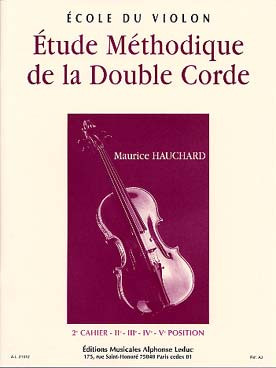 Hauchard M. Etude Methodique de la Double Corde Vol 2 Violon