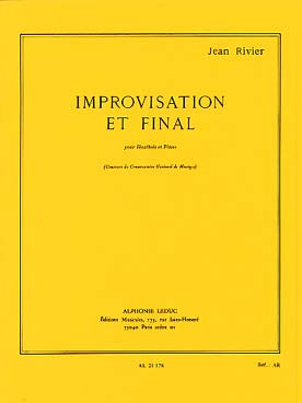 Rivier J. Improvisation et Final Hautbois