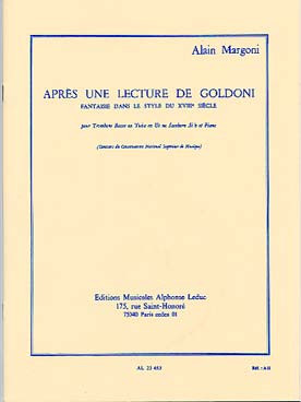 Margoni A. Apres Une Lecture de Goldoni Tuba