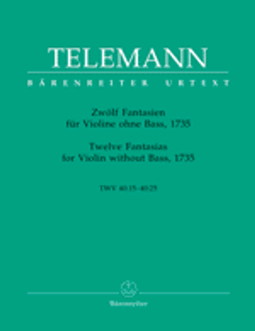 Telemann G.p. 12 Fantaisies Violon Solo Telemann G.p. 12 Fantaisies Violon Solo