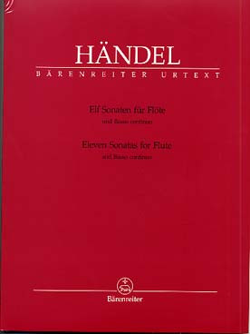 Haendel G.f. 11 Sonates Flute Piano