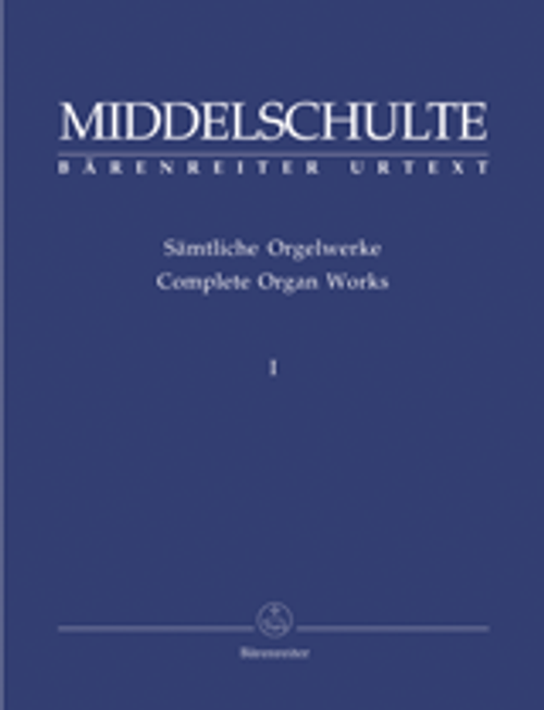 Middelschulte W. L'oeuvre D'orgue Vol 1 Middelschulte W. L'oeuvre D'orgue Vol 1