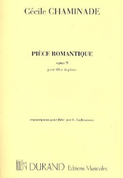 Chaminade C. Piece Romantique Opus 9 Flute