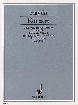 Haydn J. Concerto OP 101 RE Majeur Violoncelle
