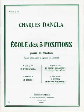Dancla C. Ecole Des 5 Positions OP 122 Vol 1 Violon
