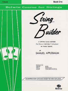 Applebaum String Builder Vol 1 Violon
