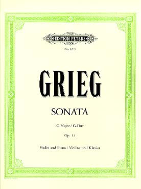 Grieg E. Sonate N°2 OP 13 Violon