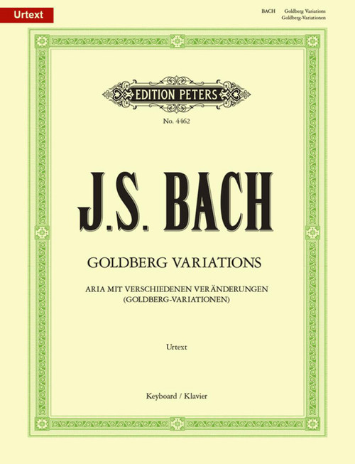 Bach J.s. Goldberg Variations Bwv 988 Piano