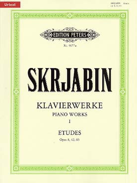 Scriabine A. Oeuvres Vol 1 Etudes Piano