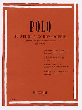 Polo 30 Etudes A Doubles Cordes Violon