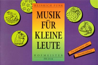 Funk H. Musick Fur Leute 2 Flutes A Bec Soprano OU Tenor