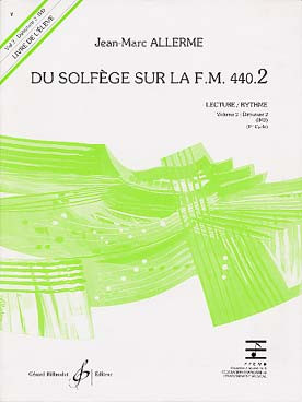 Allerme J.m. DU Solfege Sur la FM 440.2 Lecture Rythme Eleve