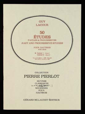 Lacour G. 50 Etudes Faciles Progressives Vol 1 Hautbois