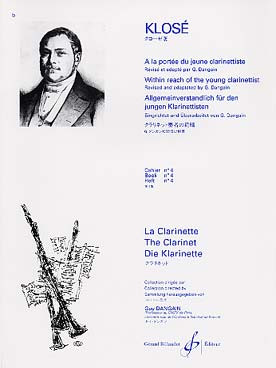 Klose H.e. A la Portee DU Jeune Clarinettiste Vol 4 Clarinette