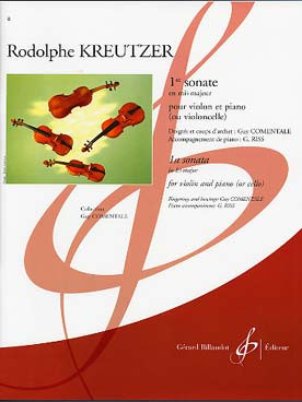 Kreutzer R. 1RE Sonate Violon