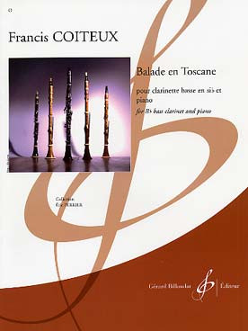Coiteux F. Ballade en Toscane Clarinette Basse