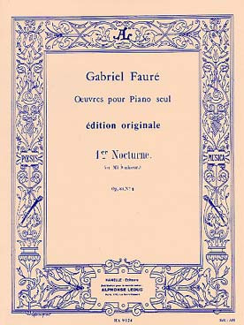 Faure G. Nocturne N°1 OP 33 Piano