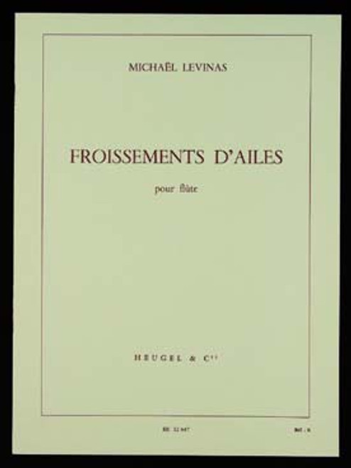 Levinas M. Froissements D'ailes Flute