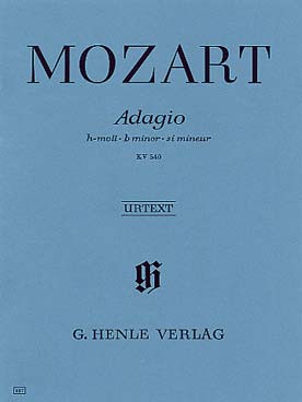 Mozart W.a. Adagio SI Mineur Piano