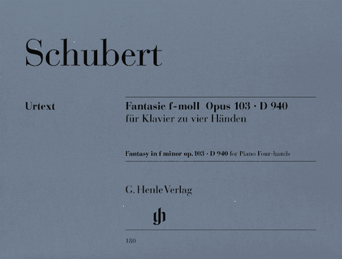 Schubert F. Fantaisie FA Mineur Piano 4 Mains