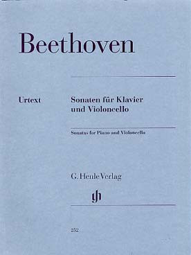 Beethoven L.v. Sonates Violoncelle