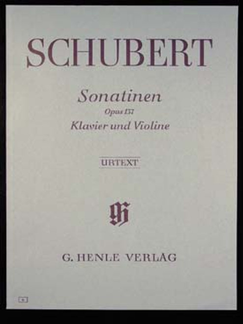 Schubert F. Sonatines OP Post 137 Violon Schubert F. Sonatines OP Post 137 Violon