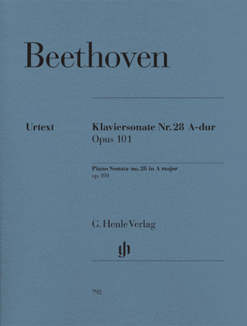 Beethoven L.v. Sonate N°28 OP 101 Piano