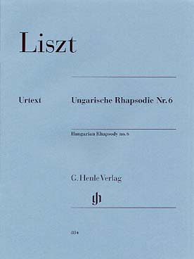 Liszt F. Rhapsodie Hongroise N°6 Piano