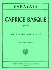 Sarasate P. Caprice Basque Violon