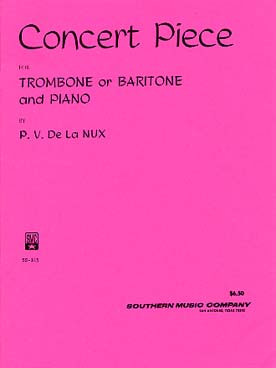 de la Nux P.v. Concert Piece Trombone