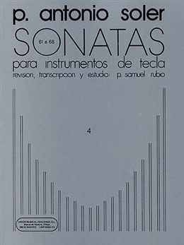 Soler P.a. Sonatas Vol 4 Piano
