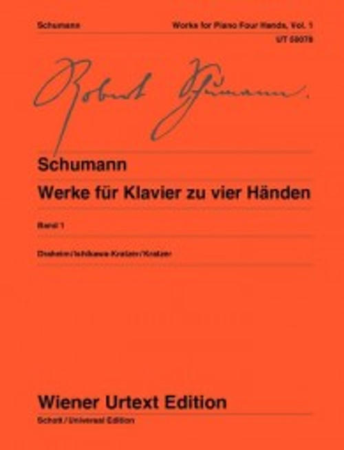 Schumann R. Works For Piano Vol 1 Piano 4 Mains Schumann R. Works For Piano Vol 1 Piano 4 Mains