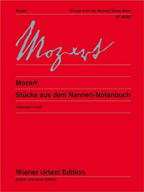 Mozart L. Petit Livre de Nannerl Piano Mozart L. Petit Livre de Nannerl Piano