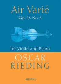 Rieding O. Air Varie Violon