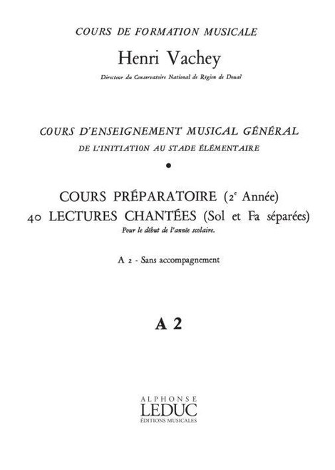 Vachey H. 40 Lectures Chantees A2