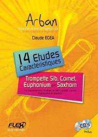 Arban 14 Etudes Caracteristiques Trompette + CD