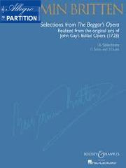 Britten B. Selections From Beggar's Opera Chant Piano