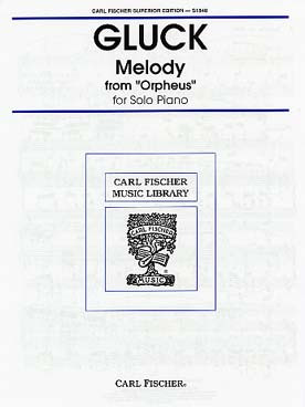 Gluck Melodie de Orphee Piano