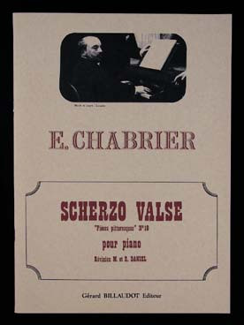 Chabrier E. Scherzo Valse Piano