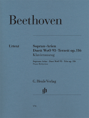 Beethoven L.v. Soprano Arias Duet Woo 93 Trio OP 110 Chant