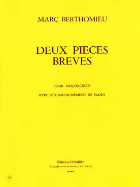 Berthomieu M. 2 Pieces Breves Violoncelle Piano