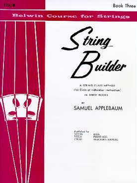Applebaum String Builder Vol 3 Violon