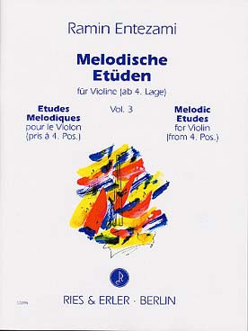 Entezami R. Melodischen Etuden Vol 3 Violon