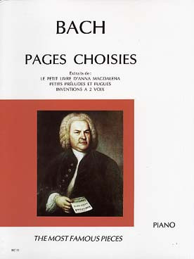 Bach J.s. Pages Choisies Piano