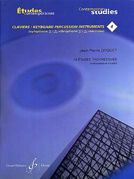 Drouet J.p. 18 Etudes Progressives Vol 4 Percussion A Clavier