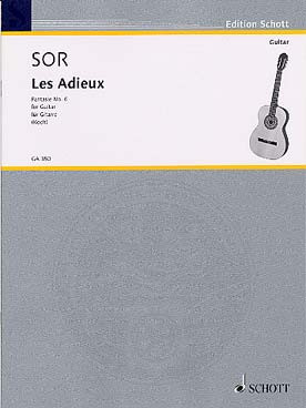 Sor F. Fantaisie Les Adieux Guitare